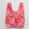standard baggu with hot pink ground and all over print