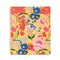 Large notebook with yellow floral pattern cover