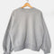 hanging heather grey relaxed fit french terry sweatshirt