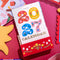 2027 colorful desk calendar with scandinavian folk floral print
