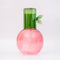 pink cherry shaped carafe with green lid/cup with leaf detail 