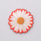 white daisy shaped sticky notepad