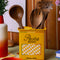 yellow pasta box ceramic vase