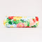 colorful oil paint floral quilted pencil pouch