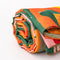 rolled reversible colorful product printed picnic blanket