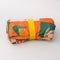 packaged reversible colorful product printed picnic blanket