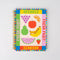 colorful fruit tile mini notebook
