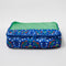 blue floral packing cube