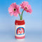 100% the cherry best back of lucky cherry cream soda can vase with flowers inside