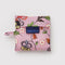 light pink baby baggu with floral and creature print in matching pouch