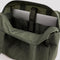 interior of muted olive green everyday cloud bag