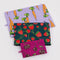 flattened set of 3 go pouch set: small cherries, medium strawberries, and large carrots