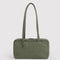 olive green nylon bowler bag