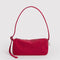 cherry red nylon loaf bag