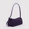 side view of fig (deep purple) nylon loaf bag