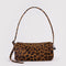 brown leopard nylon loaf bag