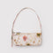 cream pochette with abstract floral