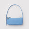 light blue pochette bag
