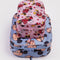 set of two packing cube set with small pink minnie and medium periwinkle mickey head