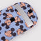 periwinkle 16 in. puffy laptop sleeve mickey head print with a laptop inside