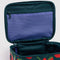 interior of deep sea small cosmetic bag with strawberry print