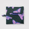 packaged deep sea baggu with purple butterfly print