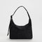 black baggu mini nylon shoulder bag