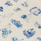 up close of cream large tray with blue moomin characters