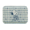 white and blue small trinket tray with snoopy eating strawberries