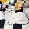 white persian cat throw rug