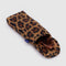 leopard puffy glasses sleeve with glasses inside