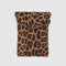 dark brown leopard 8 in. puffy tablet sleeve