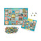 wes anderson 1000-piece puzzle with pieces next to it