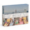 1000 piece puzzle with dogs sitting on beach lounge chairs on top of a building in NYC