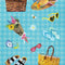 gingham sticker sheet