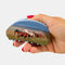 model holding realistic three horses galloping in a field hair claw