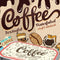 coffee textured waterproof vinyl stickers