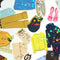 up close of 40 fashion holographic stickers