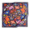navy bandana with colorful chicken print 