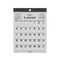month of january 2027 penco wall board calendar of the old school