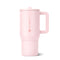 light pink 20 oz tumbler with handle