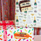 realistic food themed gift tags on presents