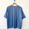 cornflower oversized tee with oversized sleeves on a hanger