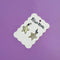 iridescent star shaped dangle earrings on silver hoops