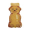 bear shaped honey bottle throw pillow