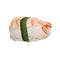 throw pillow shaped as shrimp sushi