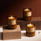staggered apple scented candles