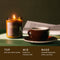 Top notes: sea salt
Middle notes: hazelnut, frothed milk
Base notes: roasted espresso, mily caramel