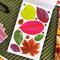 large fall leaves stickers