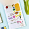 interior of gardening and floral sticker book
